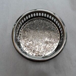 Vintage Silver Plated Trinket Tray